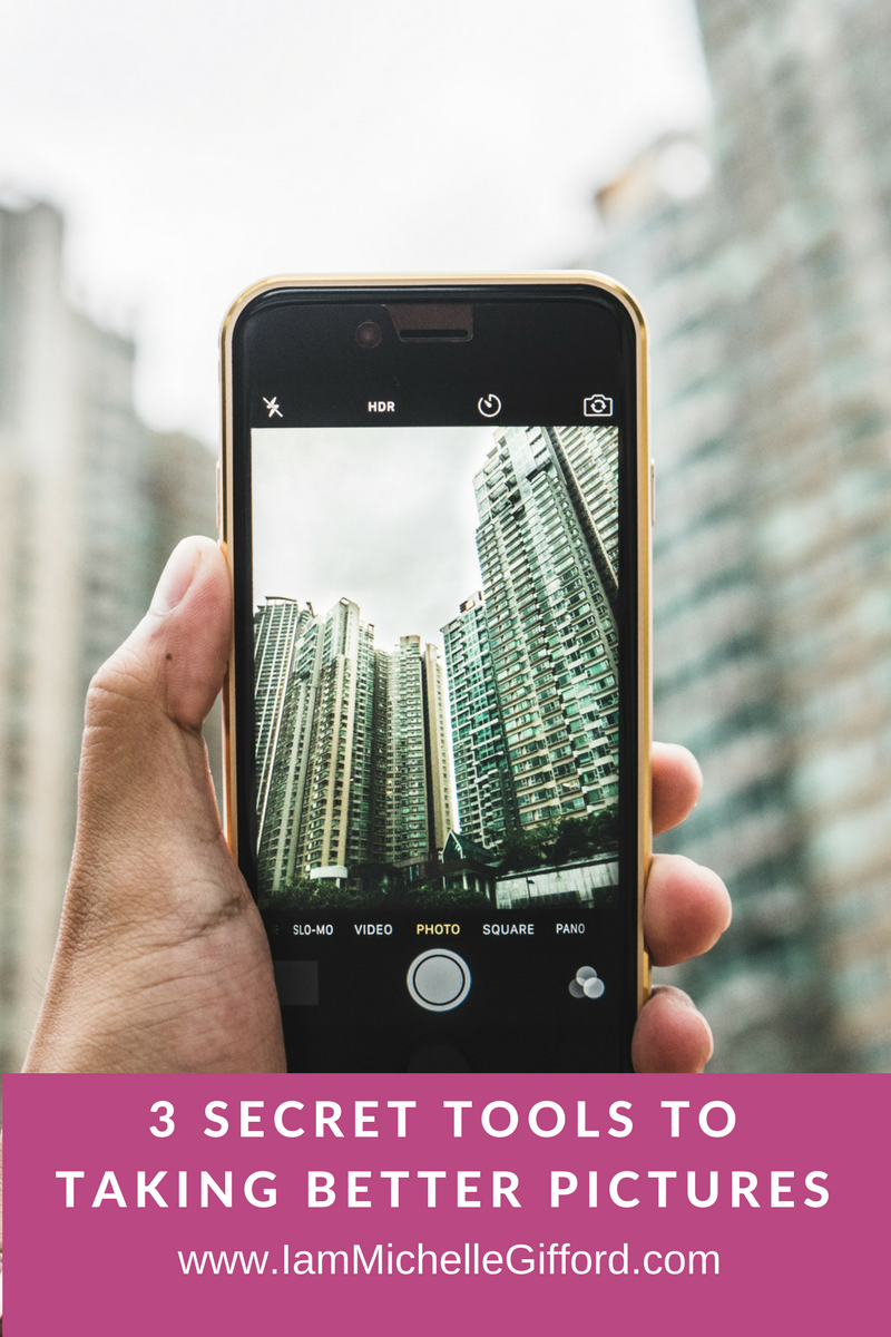 iPhone Photography tools to take pictures like a pro for I am Michelle Gifford how to take better pictures for your business