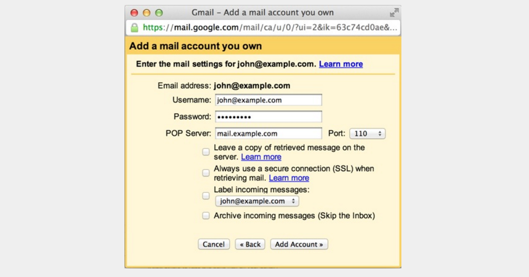 how to set up a new business email address