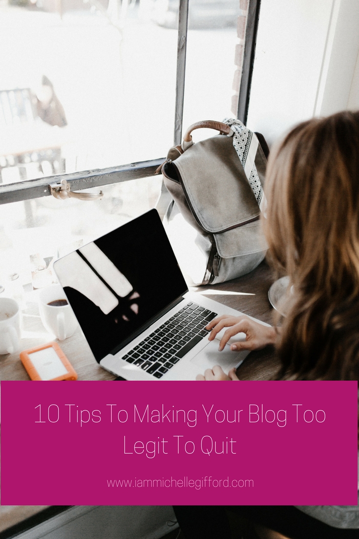 10 Things Every Successful Blog Should Have a 10 step checklist to making your blog successful with www.IamMichelleGifford.com