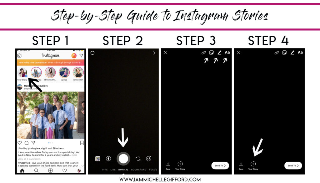 How to do Stories and Lives on Instagram beginners guide to instagram with www.IammIchellegifford.com How to do an instagram story
