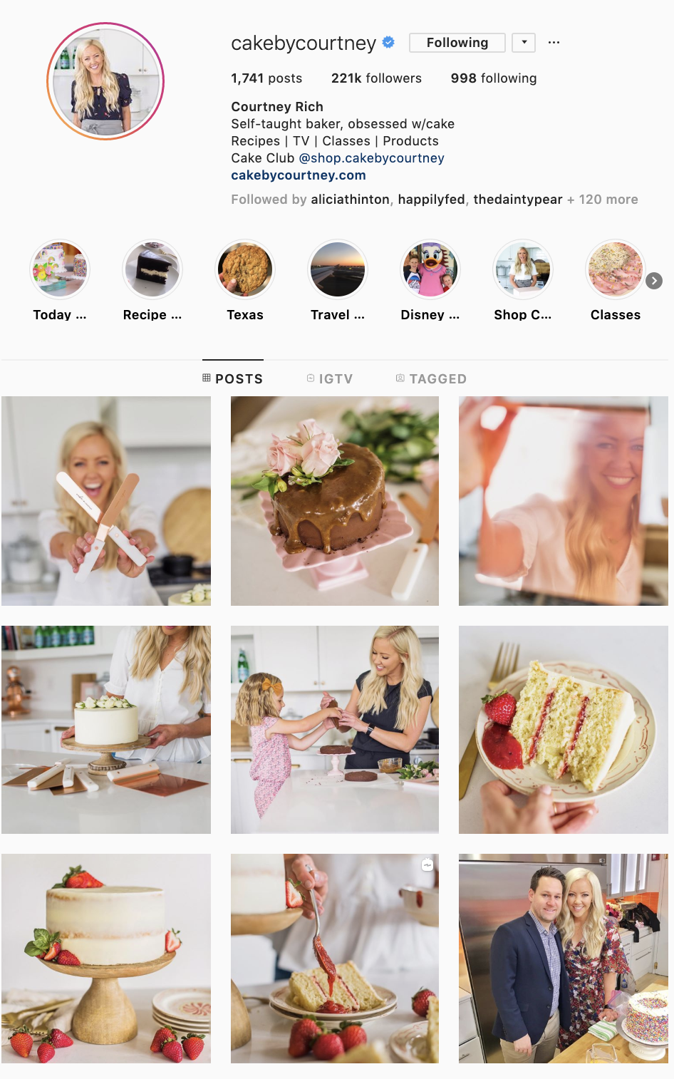 How to batch your Instagram content in 5 easy steps cake by courtney instagram feed a step by step process to saving time planning your instagram content with www.IamMichelleGifford.com