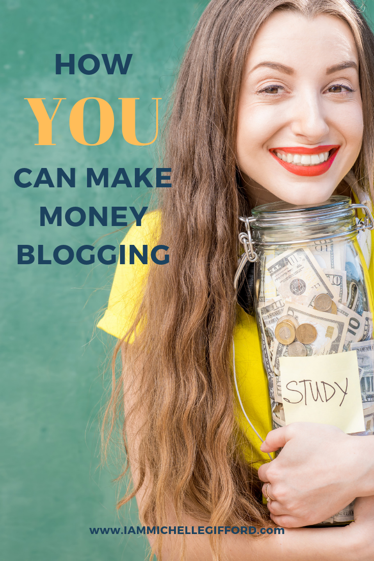 Learn how to make money blogging. This easy guide is designed just for beginners and shows you how to turn your blog into an income-producing machine! From IAmMichelleGifford.com