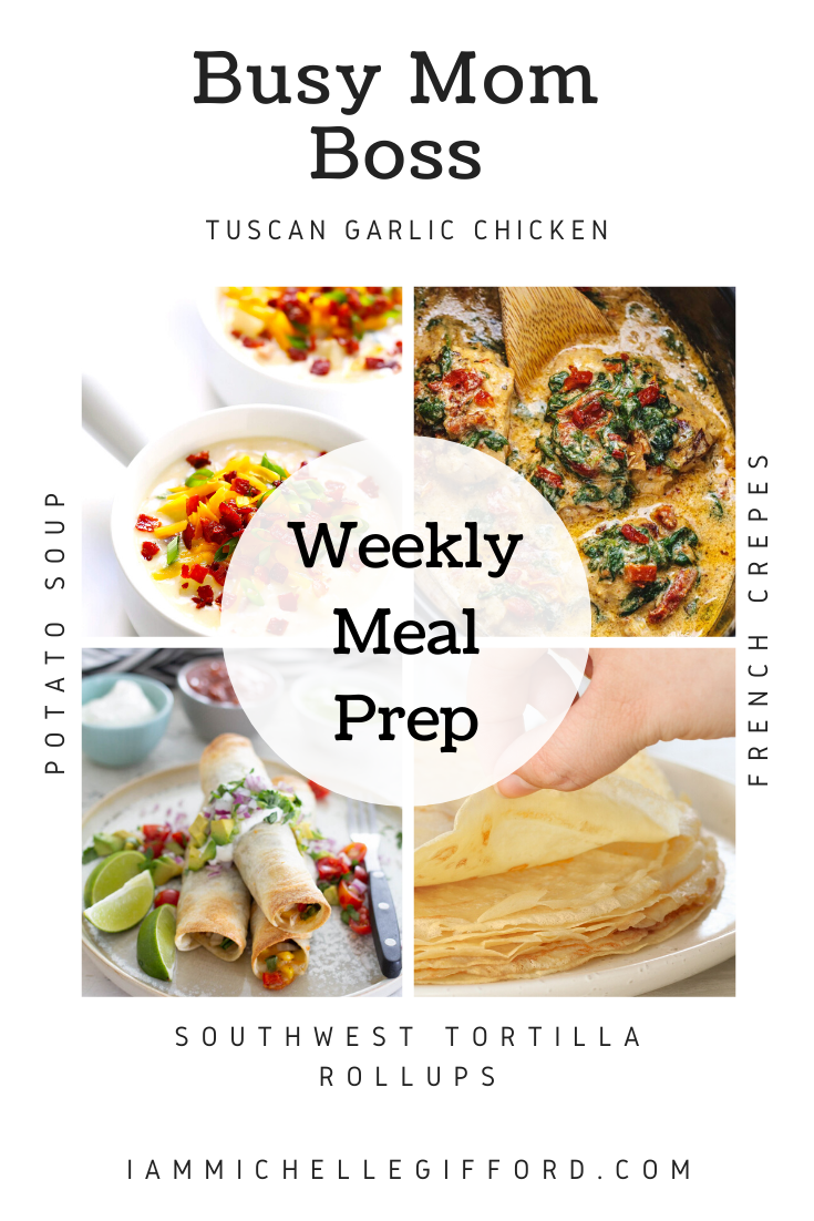 This weekly meal plan for the stressed out mom is perfect to take one more thing off your list!