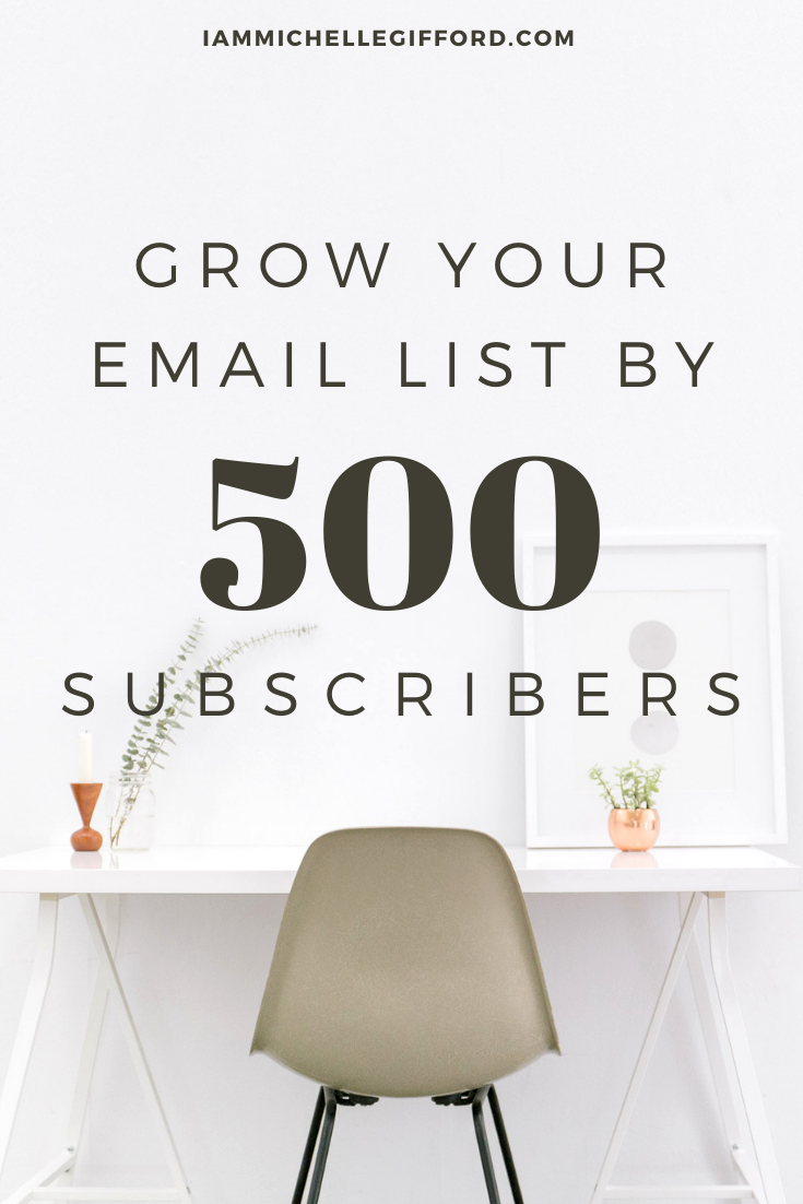 The simple strategy to gain 500 engaged email subscribers! 