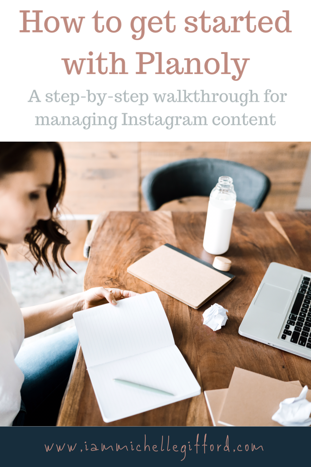 How to get started with Planoly Instagram Planning www.iammichellegifford.com