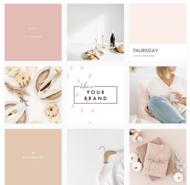 How I Use Haute Stock Photos to Create My Brand Style Use Brand Colors for continuity across platforms www.iammichellegifford.com
