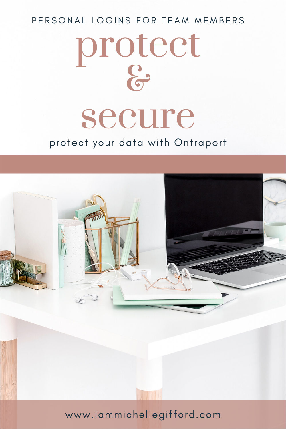 How I Sell My Courses with Ontraport-Data Protection Feature www.iammichellegifford.com