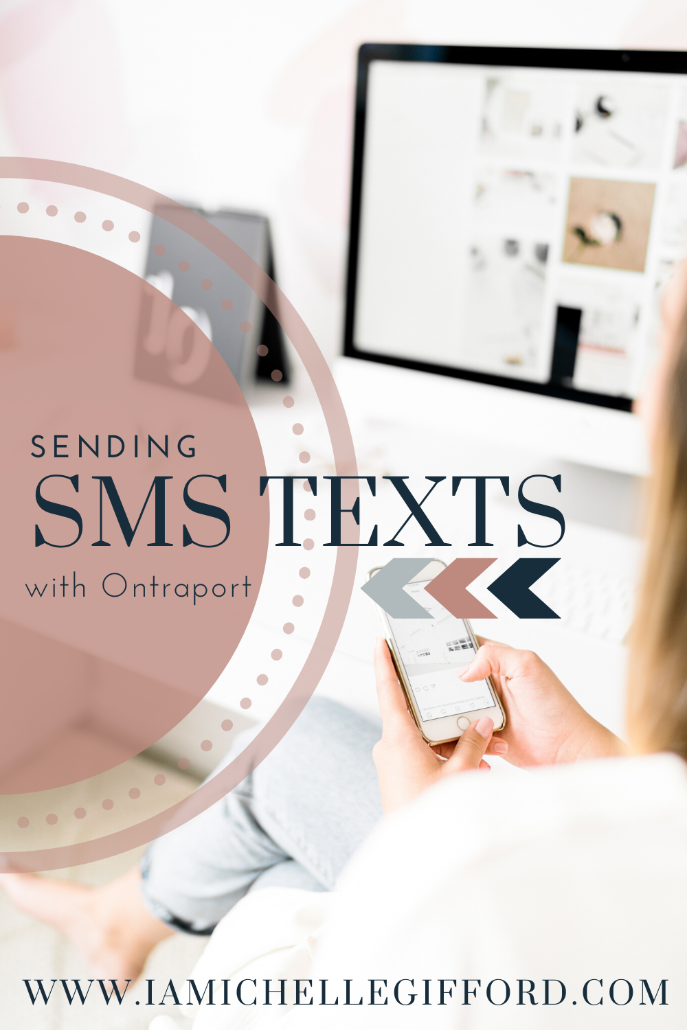Sending SMS Text Messages Using Ontraport-How to guide www.iammichellegifford.com