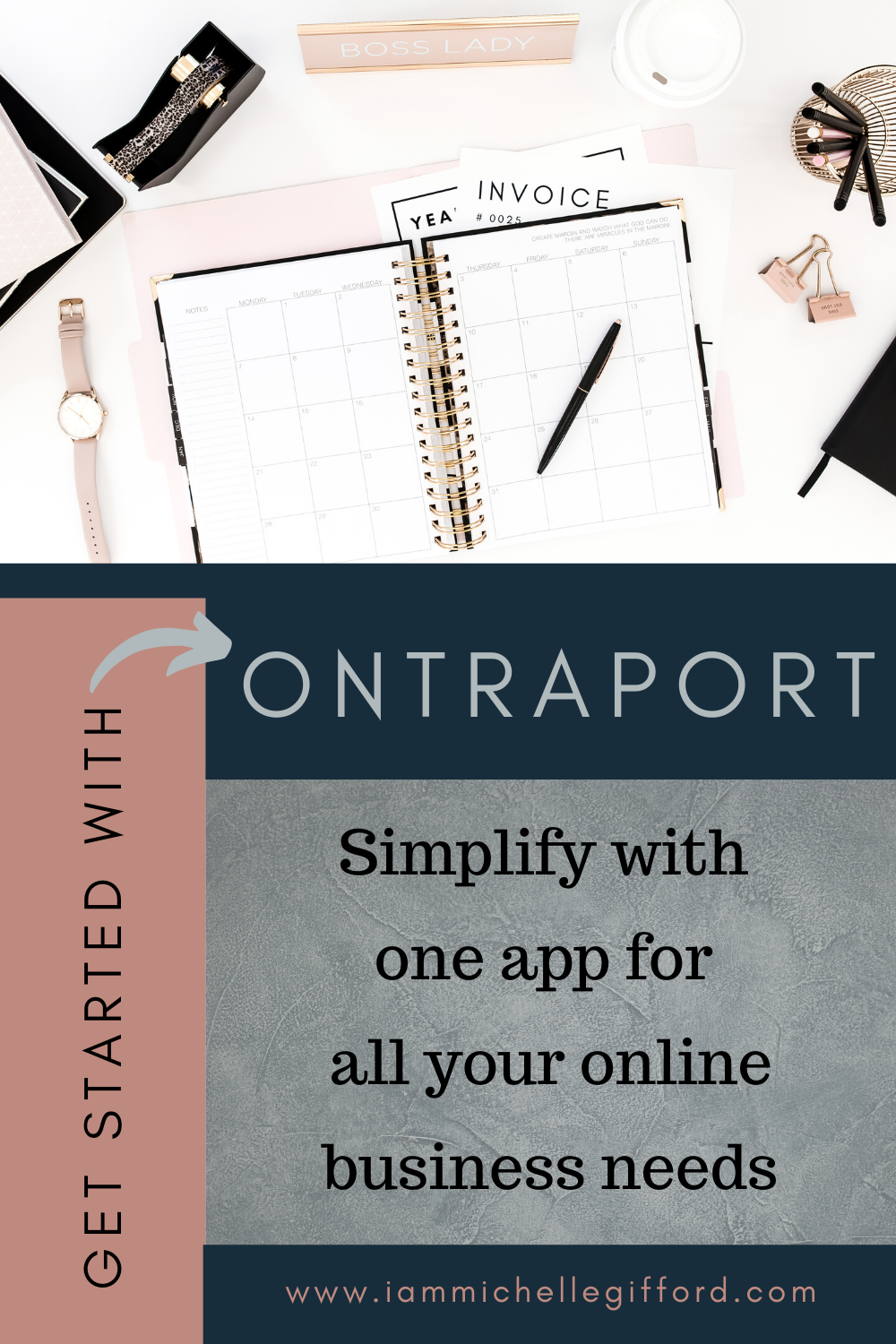 Get Started with Ontraport-One app for Managing Online Business www.iammichellegifford.com