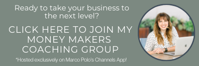 Join My Money Makers group hosted on Marco Polo's Channels App! www.iammichellegifford.com