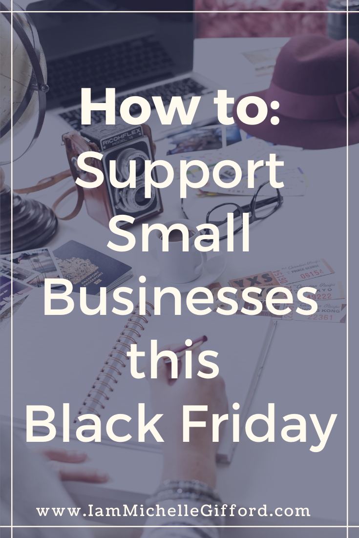 Support small businesses and check out these Black Friday deals! www.iammichellegifford.com