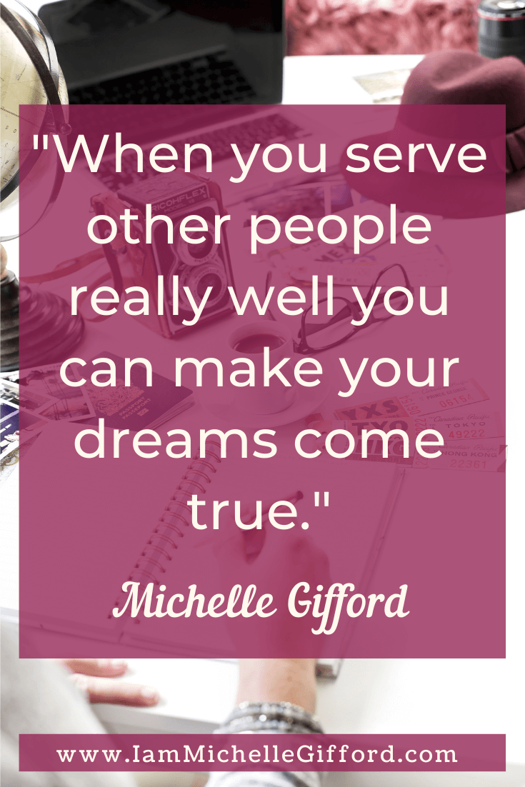 Check out the story Michelle shared where she realized her dreams were coming true, and her advice on how to make yours come true too. www.iammichellegifford.com
