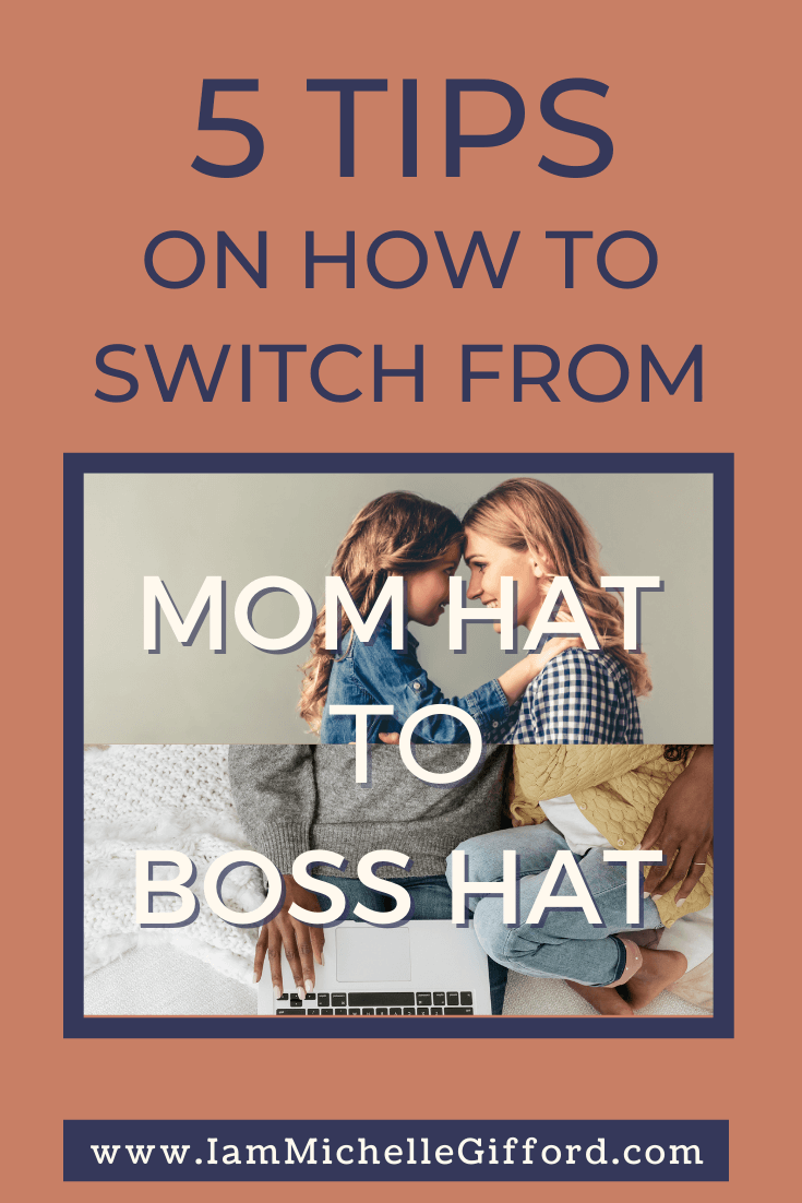 Smoothing out the transition from mom hat to boss hat. Working from home and rocking at it. www.iammichellegifford.com