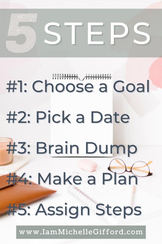 Learn the details on this five step list on the full blog post. www.iammichellegifford.com