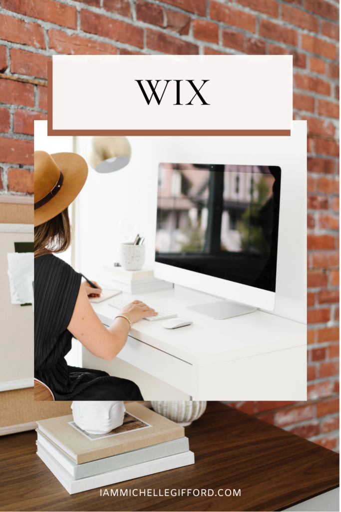 Wix, a platform built to help you create a website on your own without the extra coding. www.iammichellegifford.com
