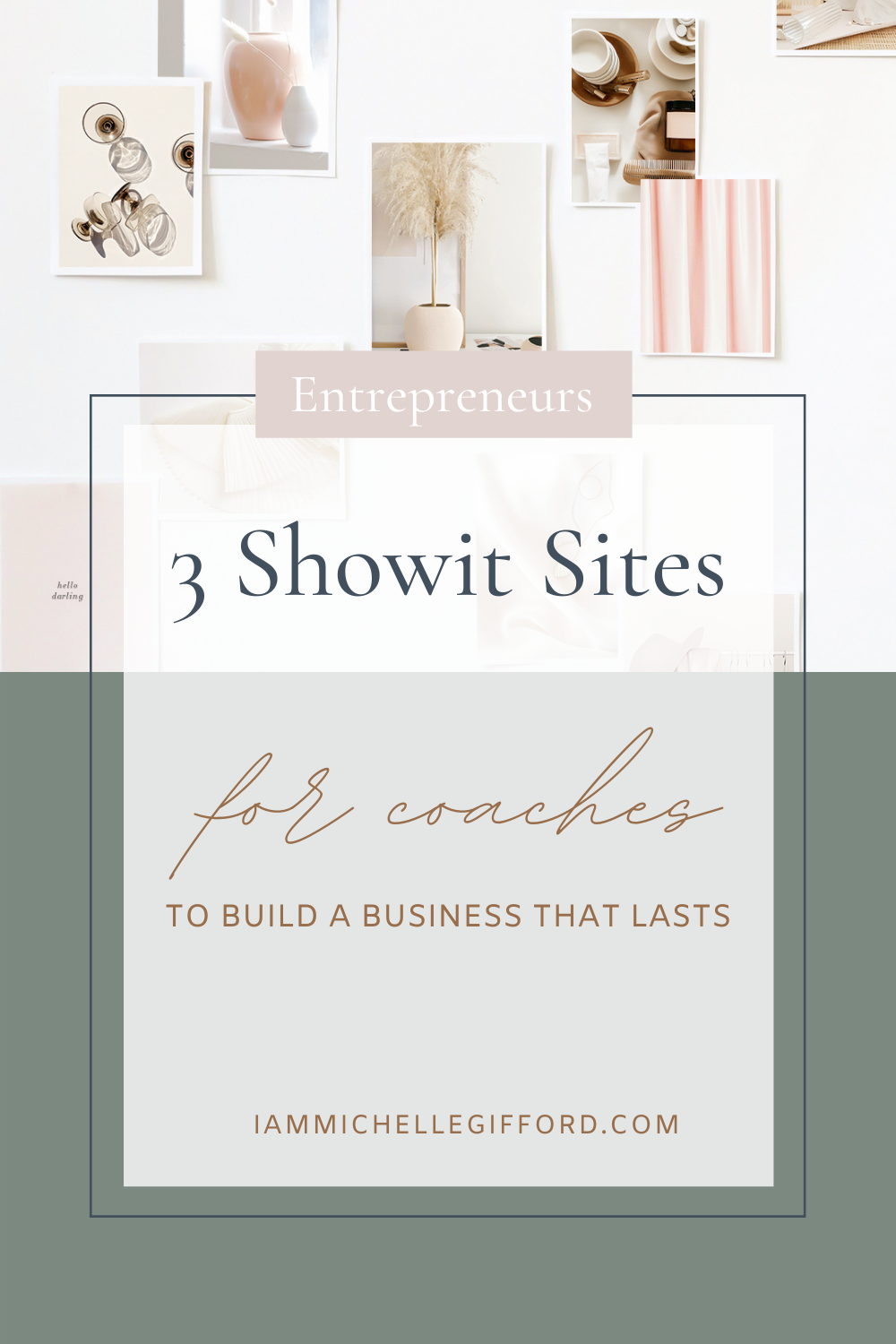 These three showit sites will help you stand out from all the other coaches out there. www.iammichellegifford.com