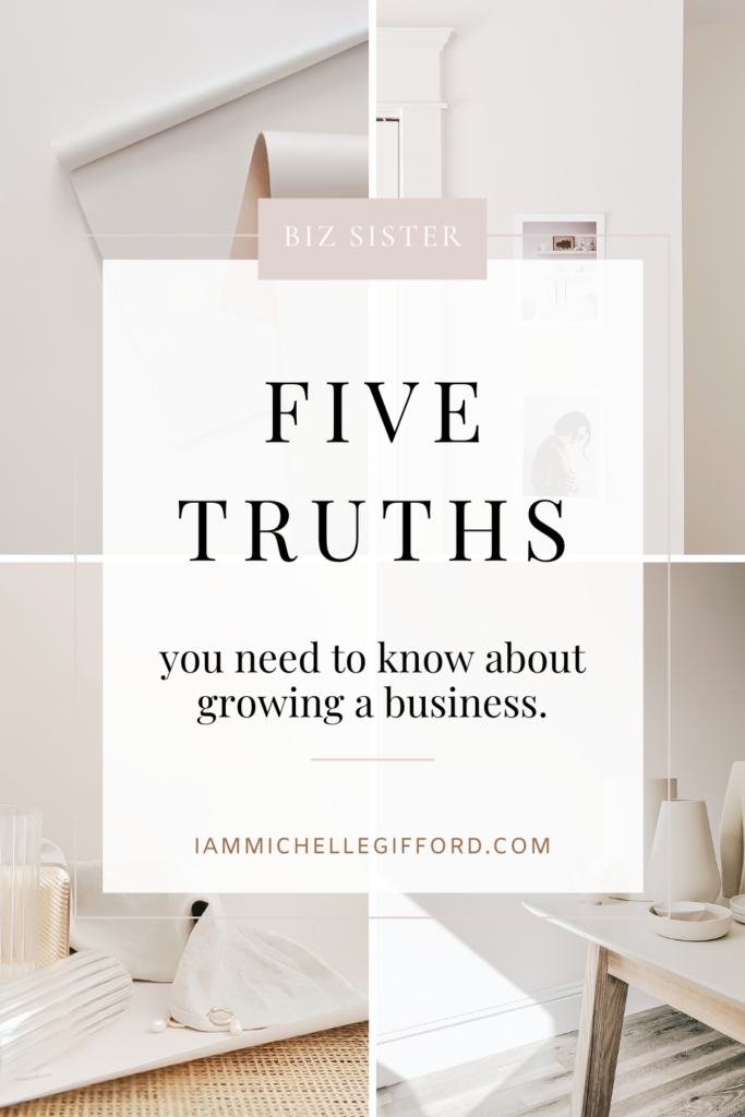 What you need to know to run and grow a business. www.iammichellegifford.com
