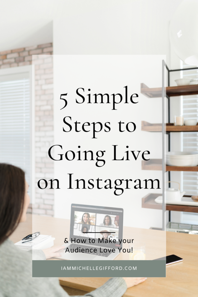 Everything you need to know before you do an Instagram live. www.iammichellegifford.com