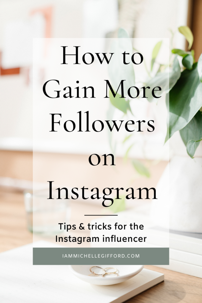 how to grow your business on instagram in a quick and successful way. www.iammichellegifford.com