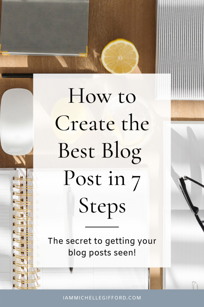 how to get your blog post more SEO friendly. www.iammichellegifford.com