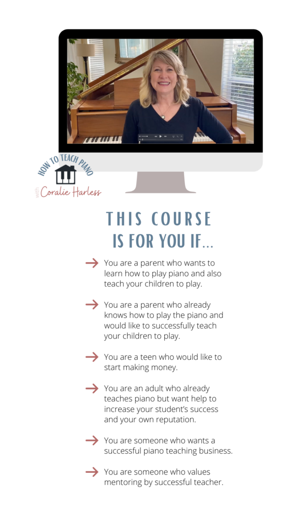 everything you need to know to teach piano. www.iammichellegifford.com