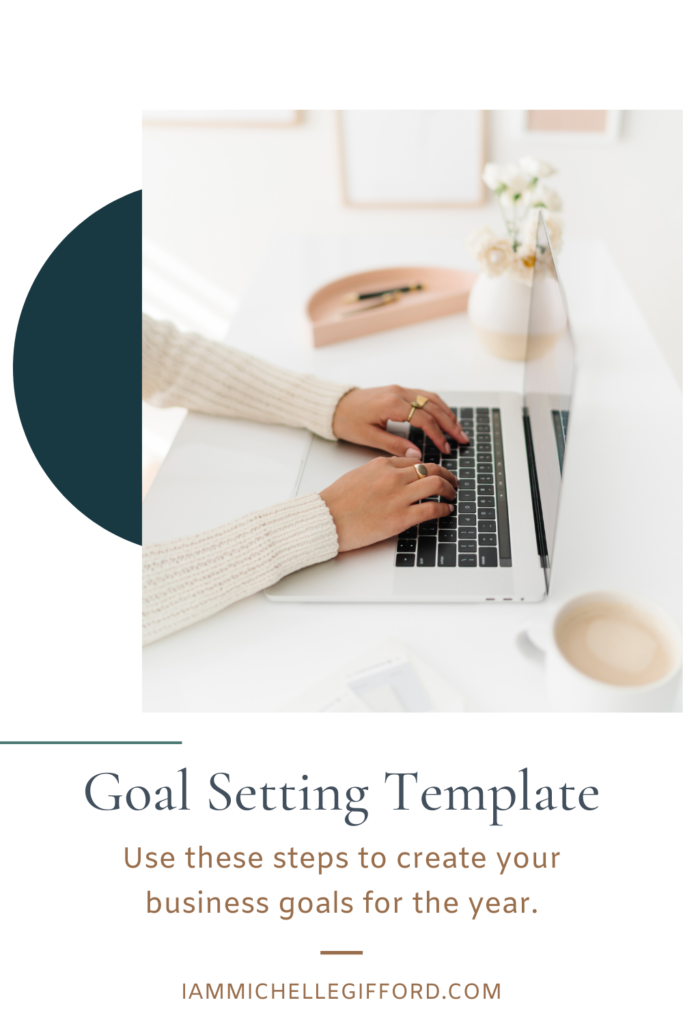 goal setting sheets for small business owners. www.iammichellegifford.com