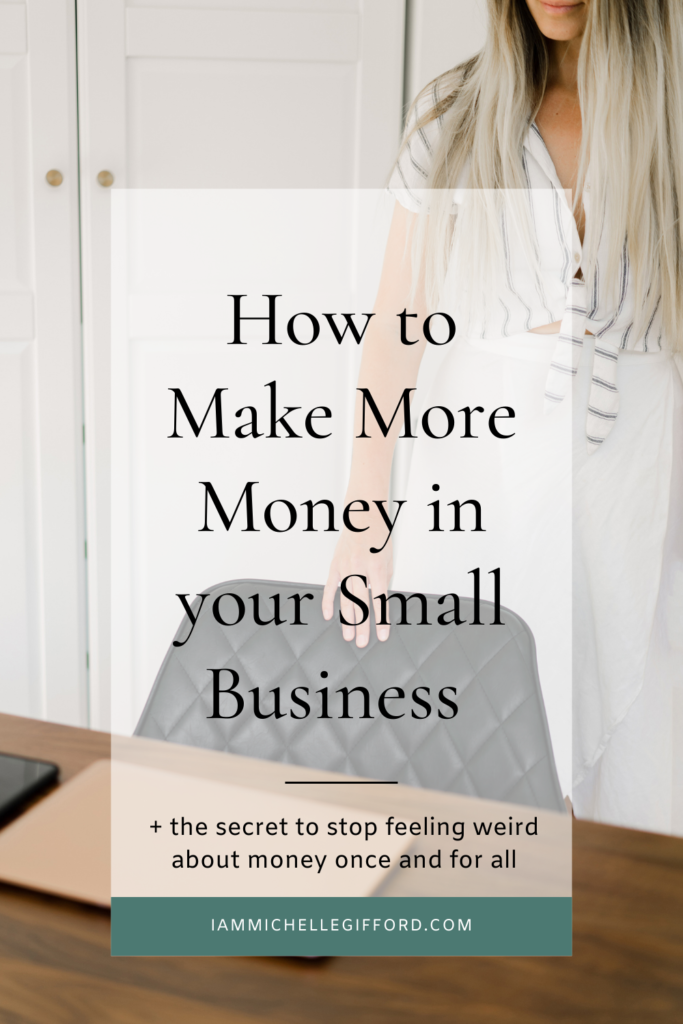 how to talk about money without it feeling weird. www.iammichellegifford.com