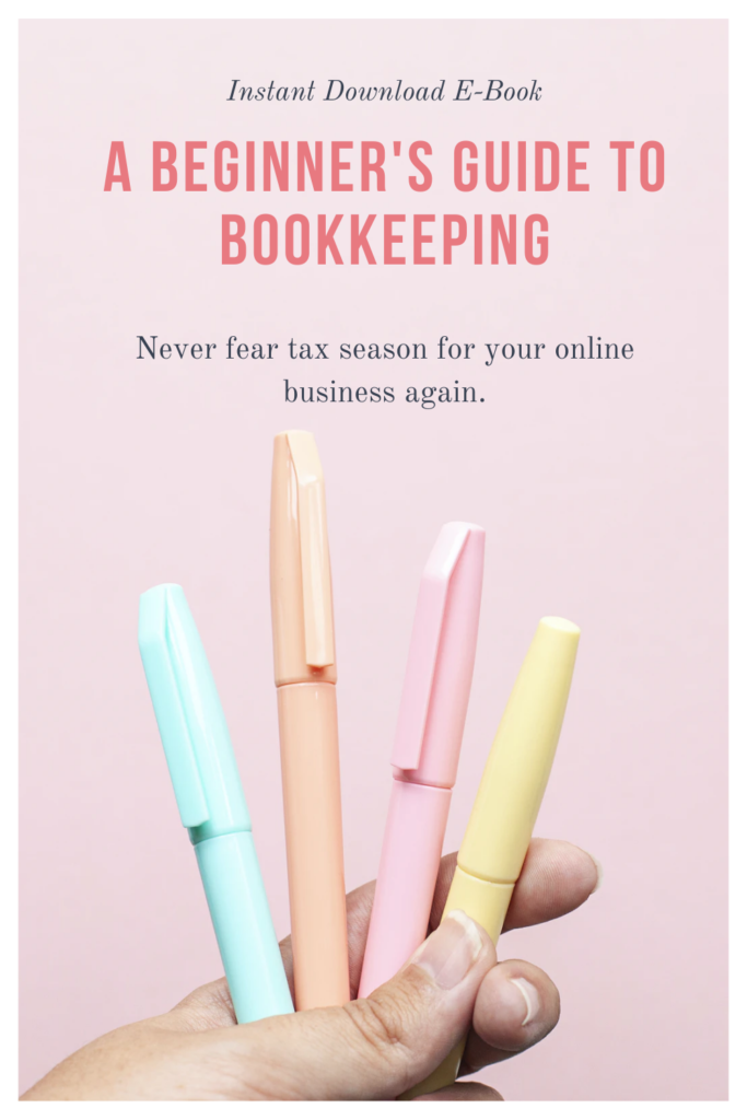 a beginner's guide to bookkeeping. www.iammichellegifford.com