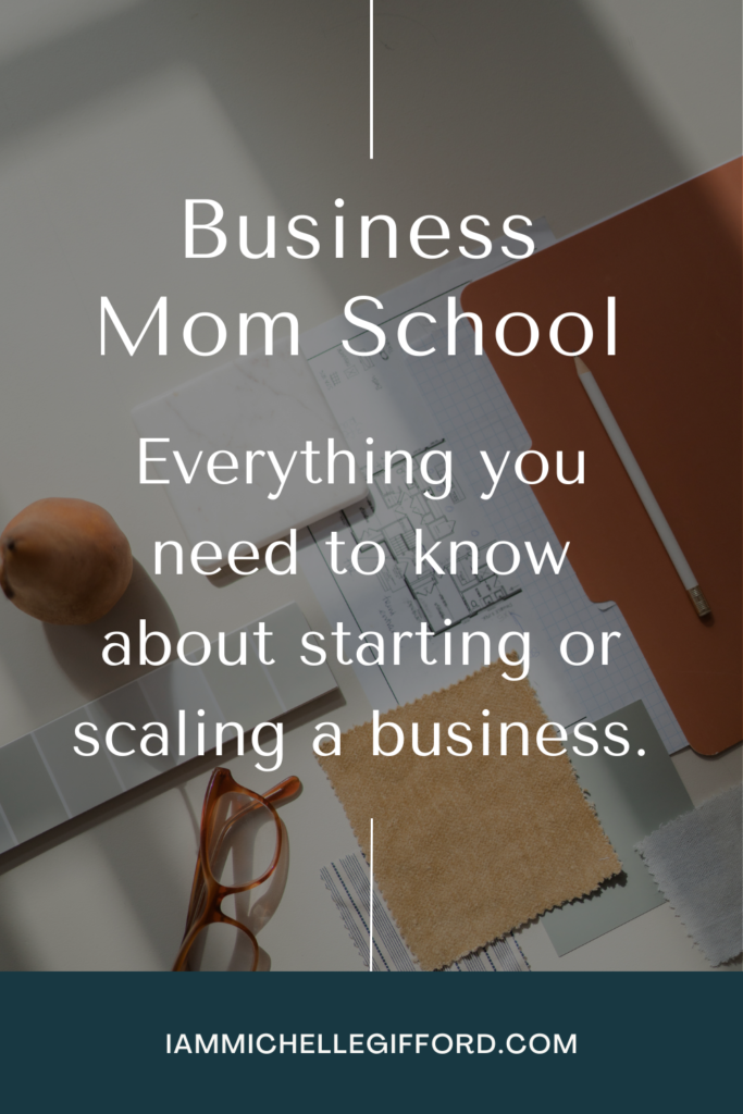 a free business class for moms on how to grow your business. www.iammichellegifford.com