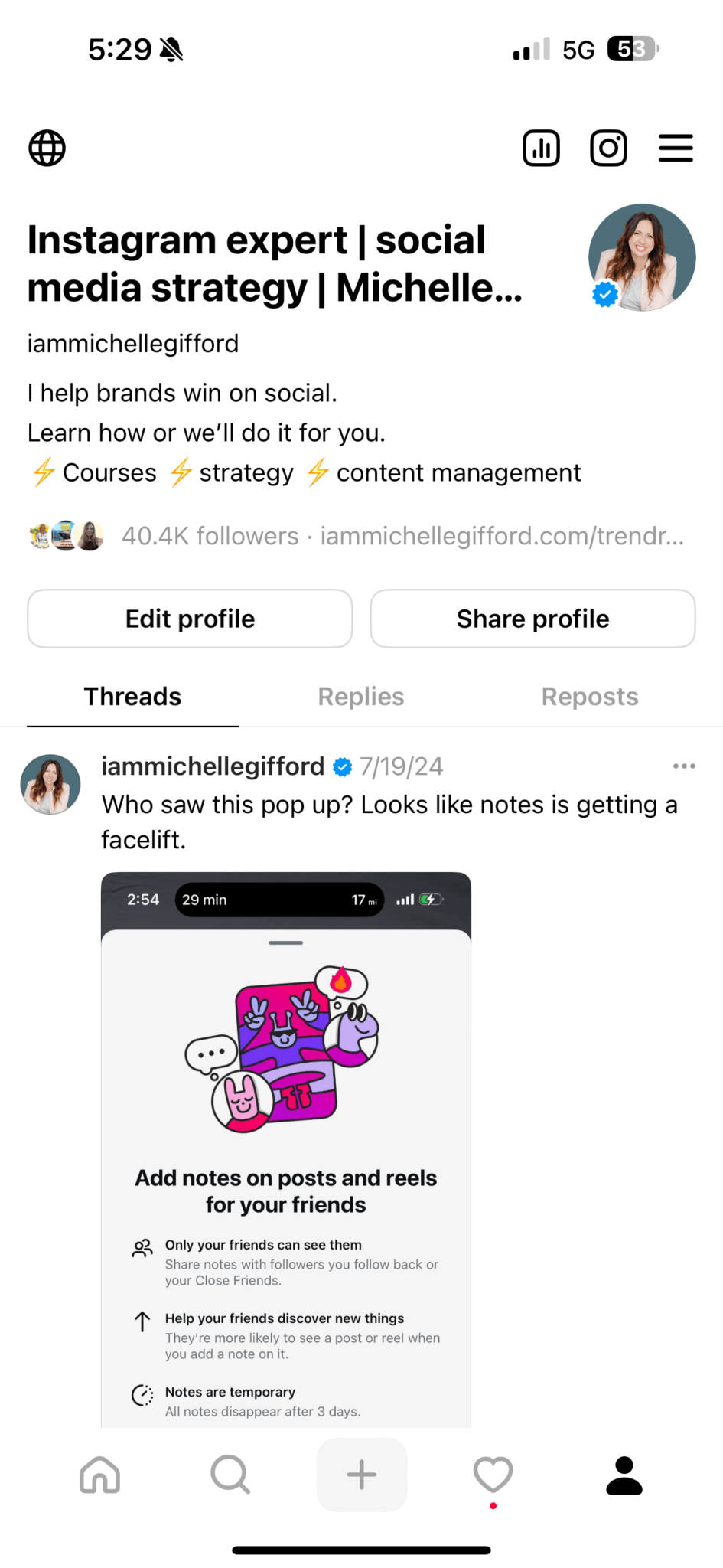 Use Threads Gif What is Threads and How to Use It For Your Business • Michelle Gifford ...